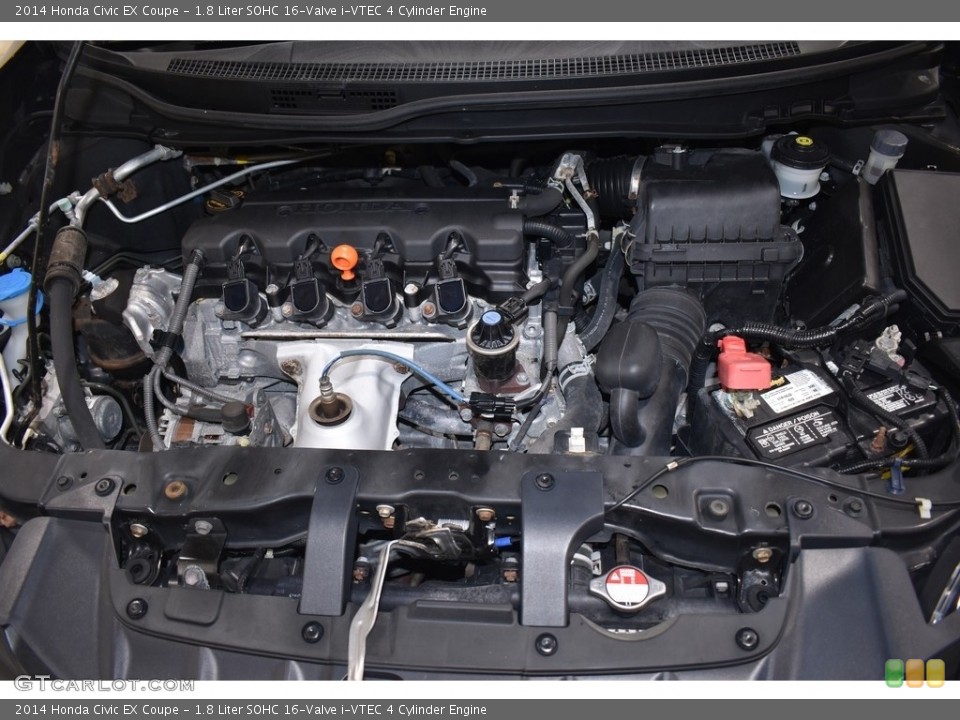 1.8 Liter SOHC 16-Valve i-VTEC 4 Cylinder 2014 Honda Civic Engine