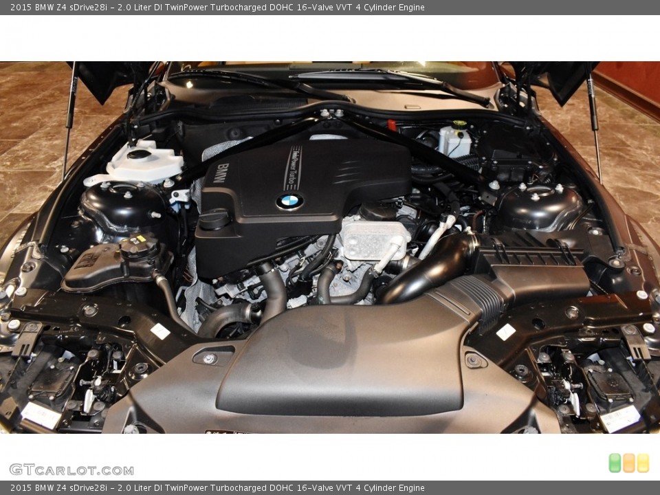 2.0 Liter DI TwinPower Turbocharged DOHC 16-Valve VVT 4 Cylinder 2015 BMW Z4 Engine