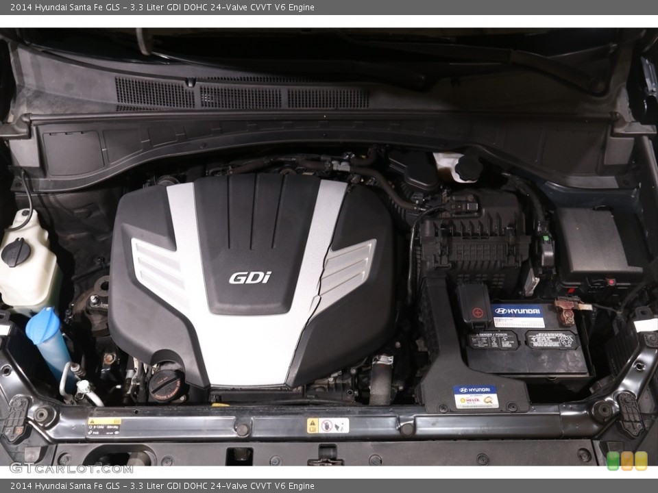 3.3 Liter GDI DOHC 24-Valve CVVT V6 Engine for the 2014 Hyundai Santa Fe #140965748