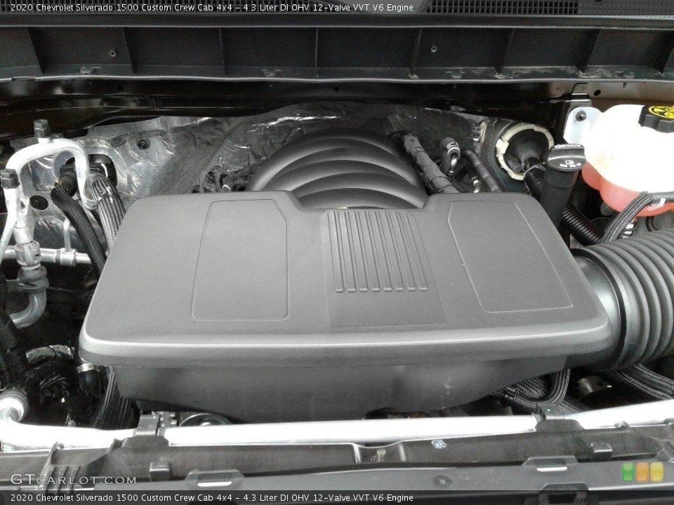 4.3 Liter DI OHV 12-Valve VVT V6 2020 Chevrolet Silverado 1500 Engine