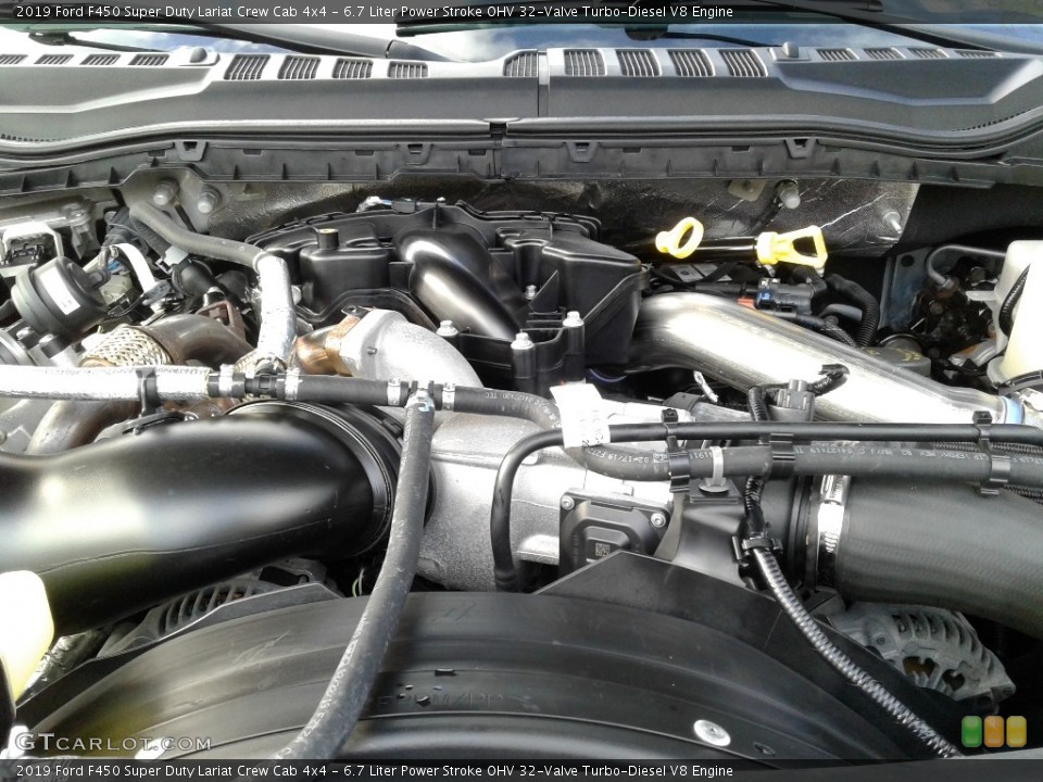 6.7 Liter Power Stroke OHV 32-Valve Turbo-Diesel V8 Engine for the 2019 Ford F450 Super Duty #140981197
