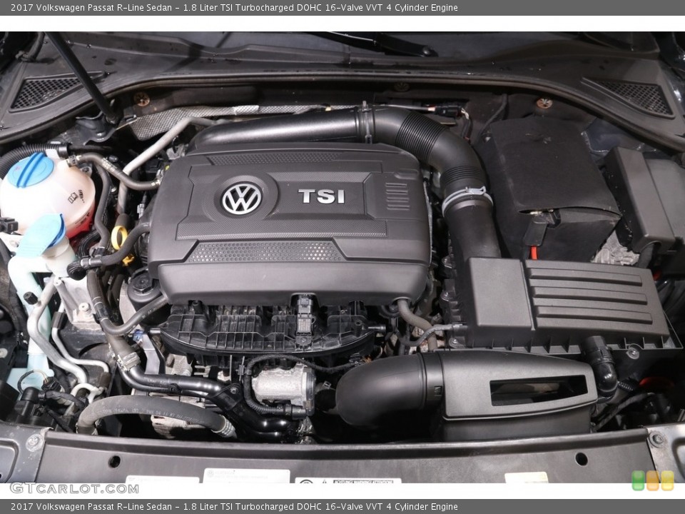 1.8 Liter TSI Turbocharged DOHC 16-Valve VVT 4 Cylinder 2017 Volkswagen Passat Engine