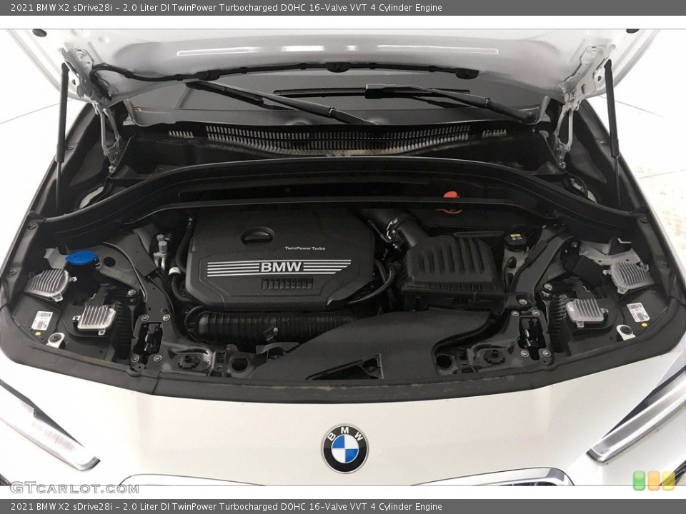 2.0 Liter DI TwinPower Turbocharged DOHC 16-Valve VVT 4 Cylinder 2021 BMW X2 Engine