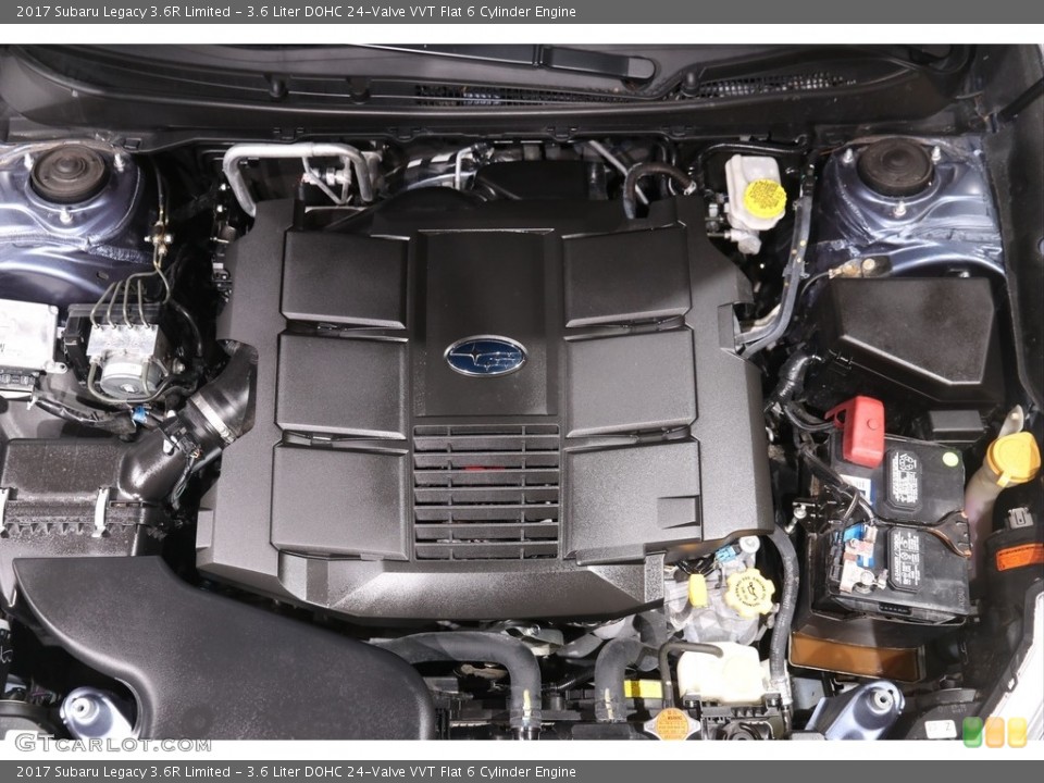3.6 Liter DOHC 24-Valve VVT Flat 6 Cylinder 2017 Subaru Legacy Engine