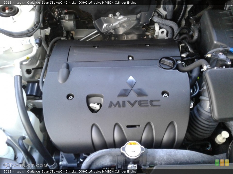 2.4 Liter DOHC 16-Valve MIVEC 4 Cylinder Engine for the 2018 Mitsubishi Outlander Sport #140997702