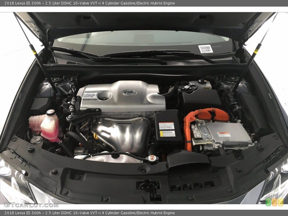 2.5 Liter DOHC 16-Valve VVT-i 4 Cylinder Gasoline/Electric Hybrid 2018 Lexus ES Engine