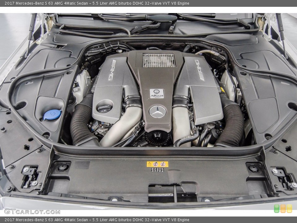5.5 Liter AMG biturbo DOHC 32-Valve VVT V8 Engine for the 2017 Mercedes-Benz S #141037901