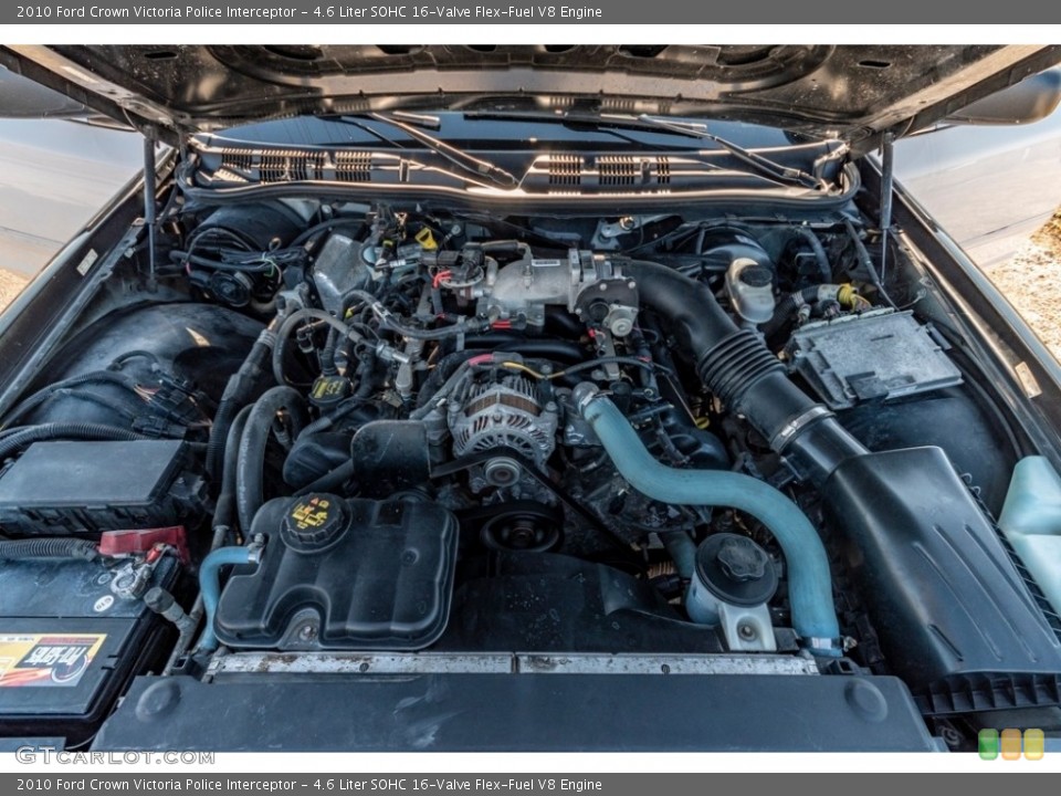 4.6 Liter SOHC 16-Valve Flex-Fuel V8 Engine for the 2010 Ford Crown Victoria #141039164