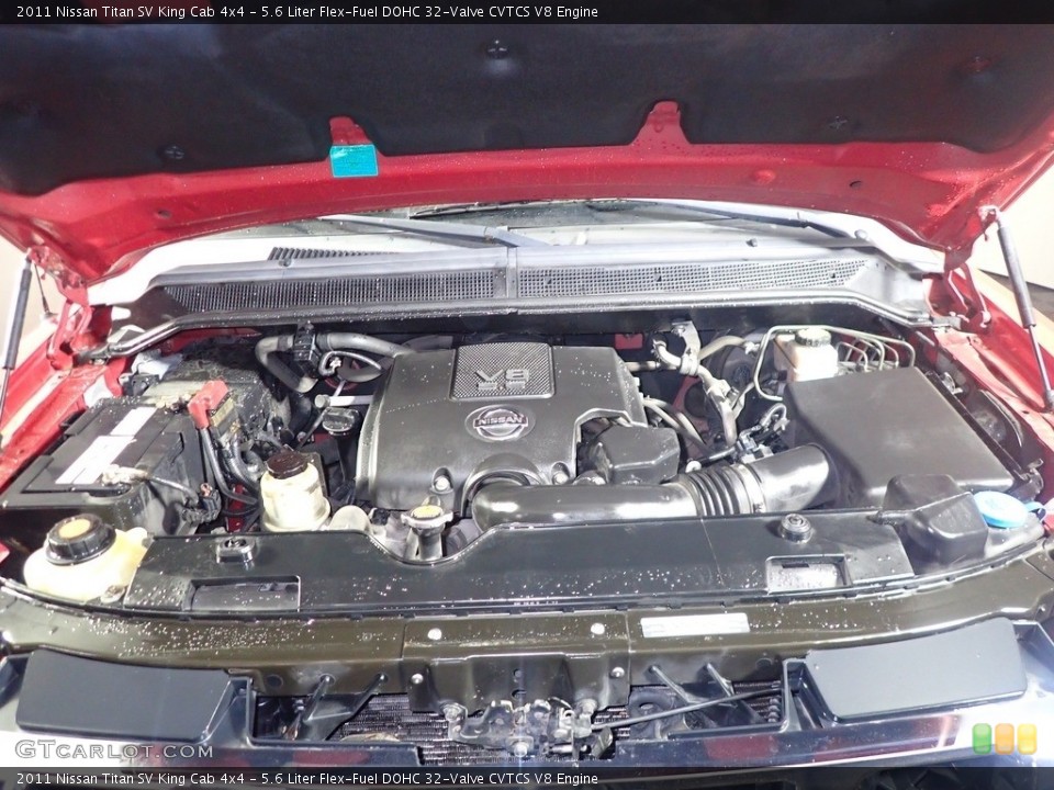 5.6 Liter Flex-Fuel DOHC 32-Valve CVTCS V8 Engine for the 2011 Nissan Titan #141046836