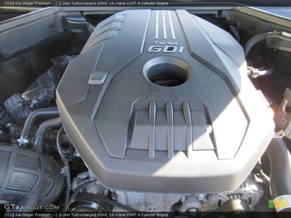 2.0 Liter Turbocharged DOHC 16-Valve CVVT 4 Cylinder Engine for the 2018 Kia Stinger #141052671