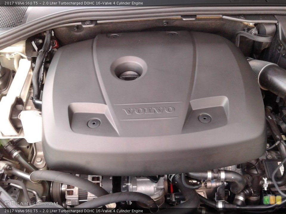 2.0 Liter Turbocharged DOHC 16-Valve 4 Cylinder 2017 Volvo S60 Engine