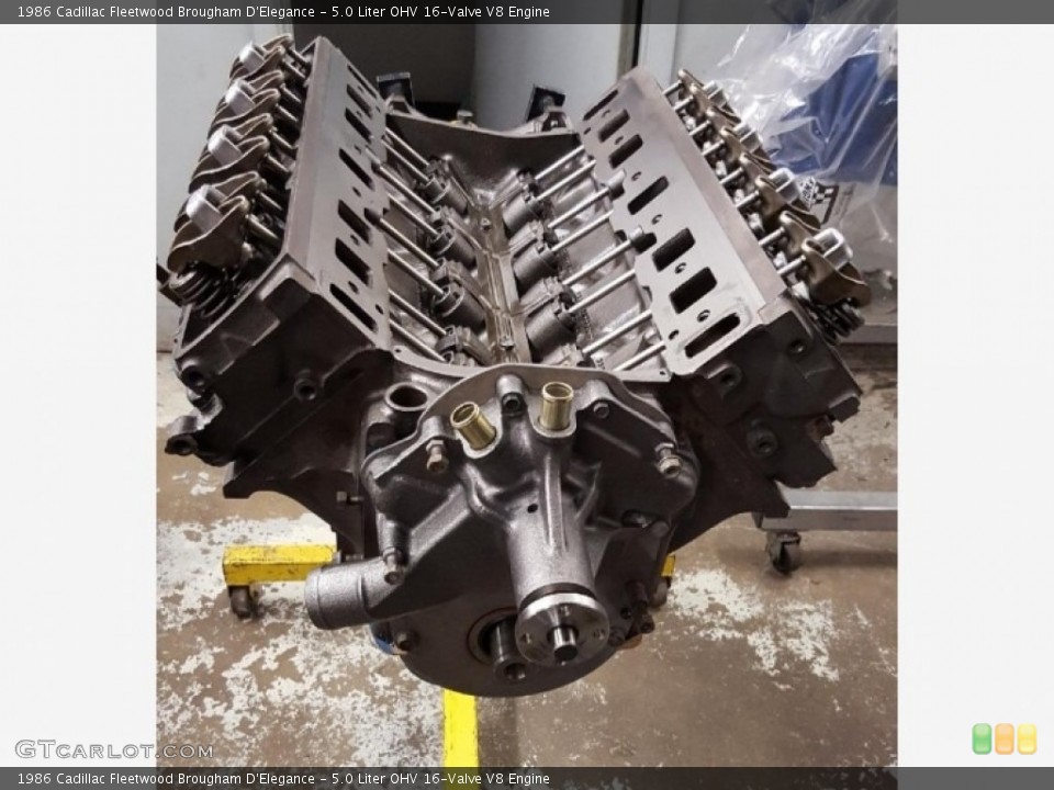 5.0 Liter OHV 16-Valve V8 Engine for the 1986 Cadillac Fleetwood #141089430