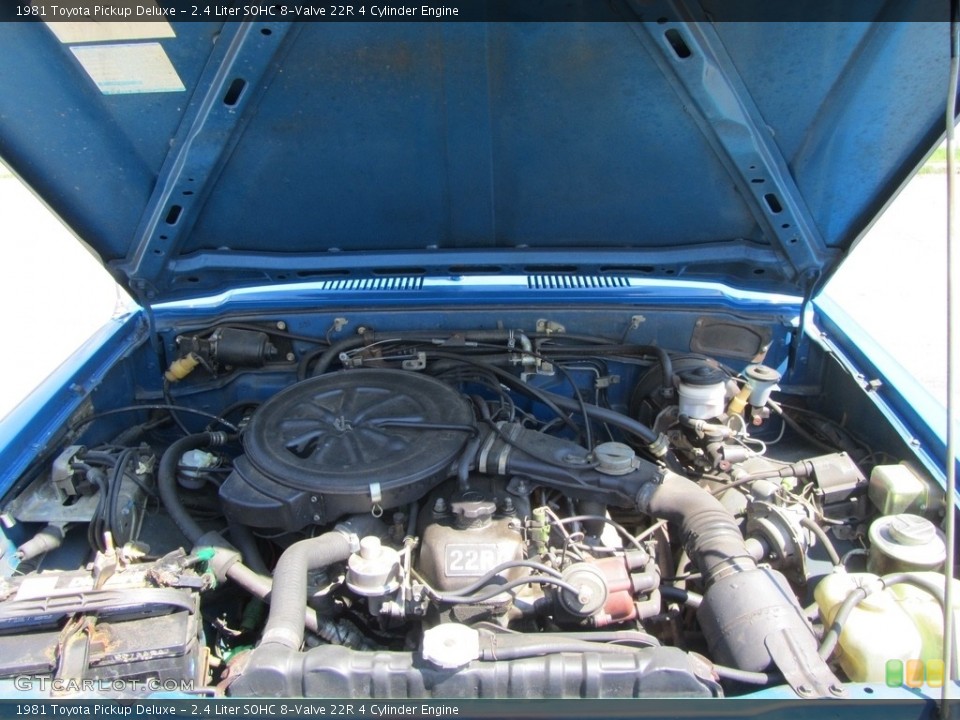 2.4 Liter SOHC 8-Valve 22R 4 Cylinder 1981 Toyota Pickup Engine
