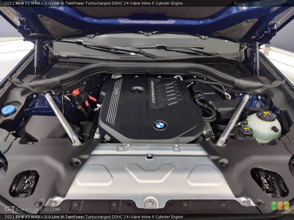 3.0 Liter M TwinPower Turbocharged DOHC 24-Valve Inline 6 Cylinder 2021 BMW X3 Engine