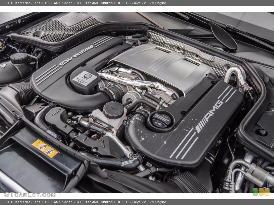 4.0 Liter AMG biturbo DOHC 32-Valve VVT V8 Engine for the 2018 Mercedes-Benz C #141130190