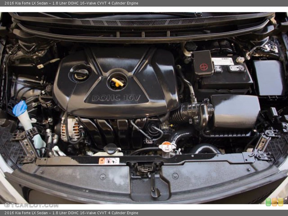 1.8 Liter DOHC 16-Valve CVVT 4 Cylinder 2016 Kia Forte Engine