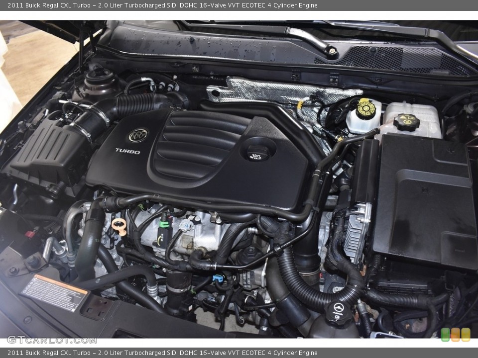 2.0 Liter Turbocharged SIDI DOHC 16-Valve VVT ECOTEC 4 Cylinder Engine for the 2011 Buick Regal #141144268