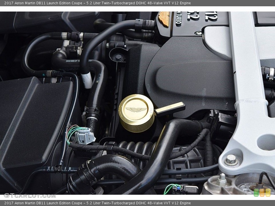 5.2 Liter Twin-Turbocharged DOHC 48-Valve VVT V12 Engine for the 2017 Aston Martin DB11 #141148646