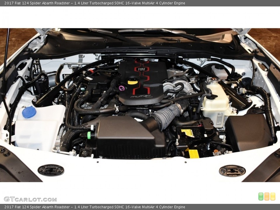 1.4 Liter Turbocharged SOHC 16-Valve MultiAir 4 Cylinder 2017 Fiat 124 Spider Engine