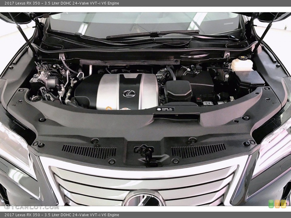 3.5 Liter DOHC 24-Valve VVT-i V6 2017 Lexus RX Engine