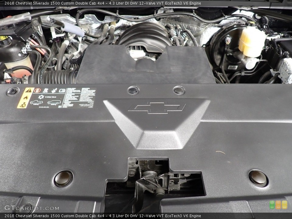 4.3 Liter DI OHV 12-Valve VVT EcoTech3 V6 2018 Chevrolet Silverado 1500 Engine