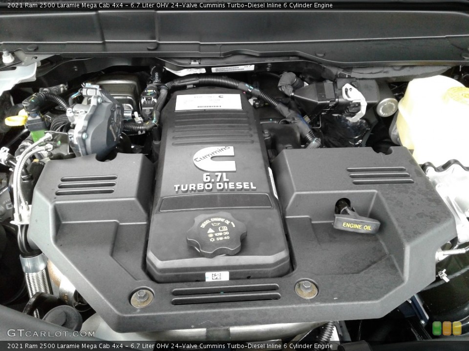 6.7 Liter OHV 24-Valve Cummins Turbo-Diesel Inline 6 Cylinder Engine for the 2021 Ram 2500 #141228826
