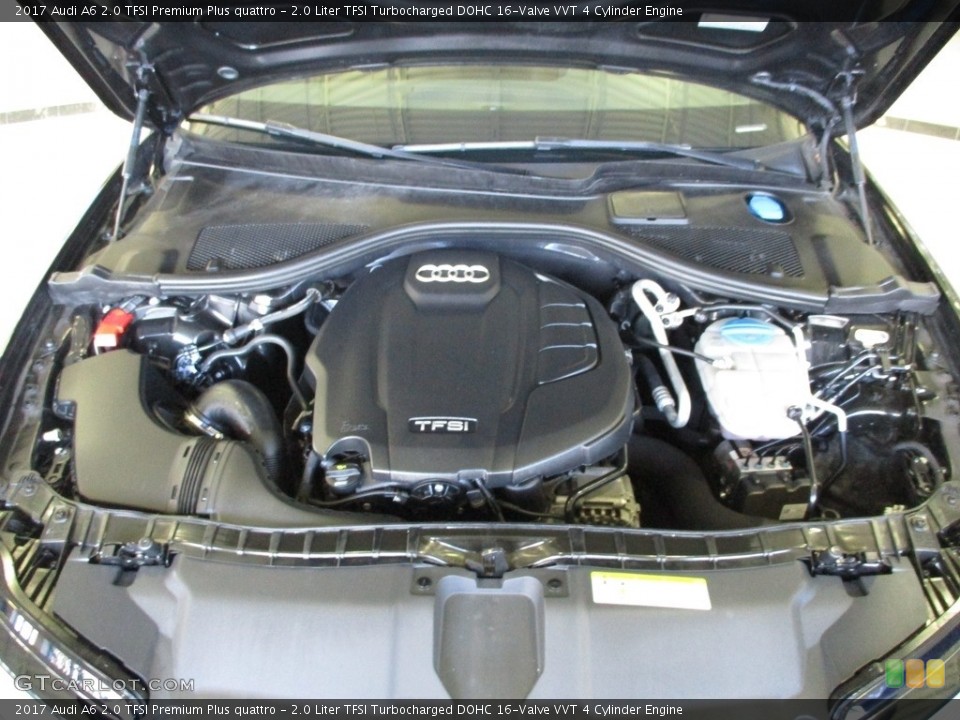 2.0 Liter TFSI Turbocharged DOHC 16-Valve VVT 4 Cylinder 2017 Audi A6 Engine