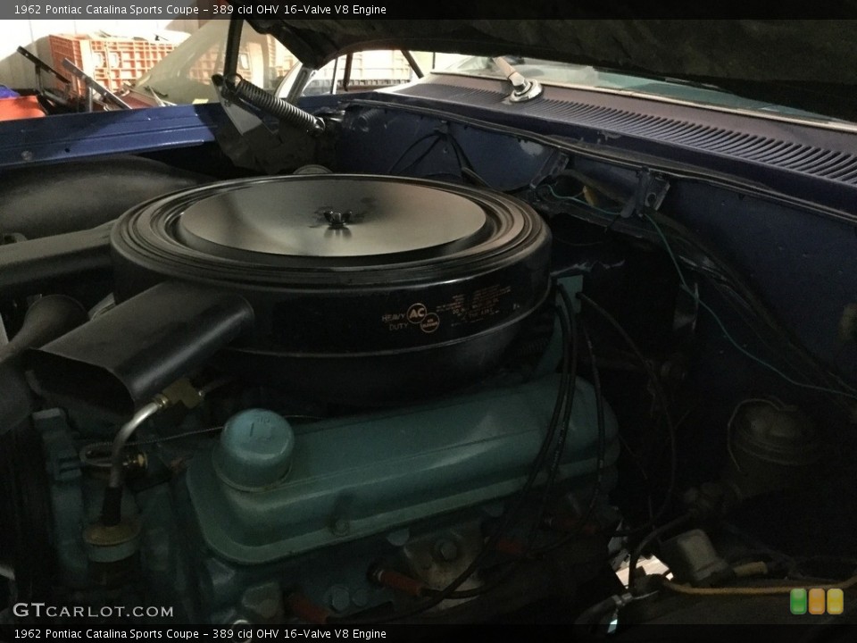 389 cid OHV 16-Valve V8 Engine for the 1962 Pontiac Catalina #141261998