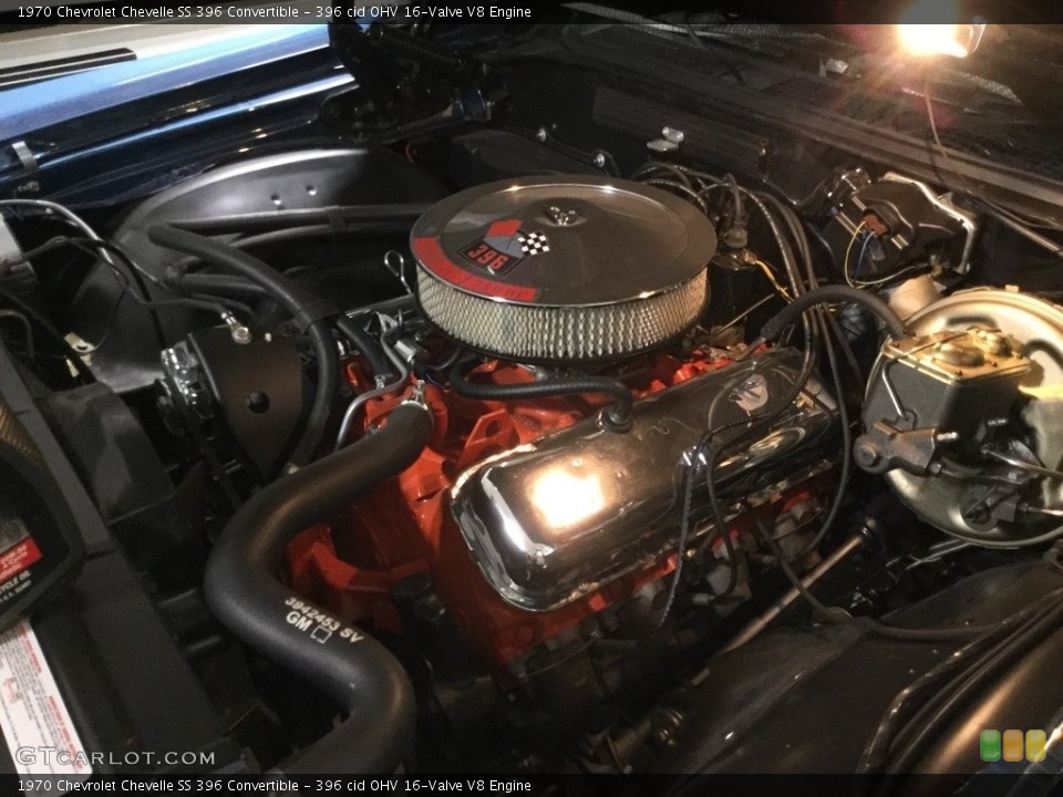 396 cid OHV 16-Valve V8 Engine for the 1970 Chevrolet Chevelle #141289075
