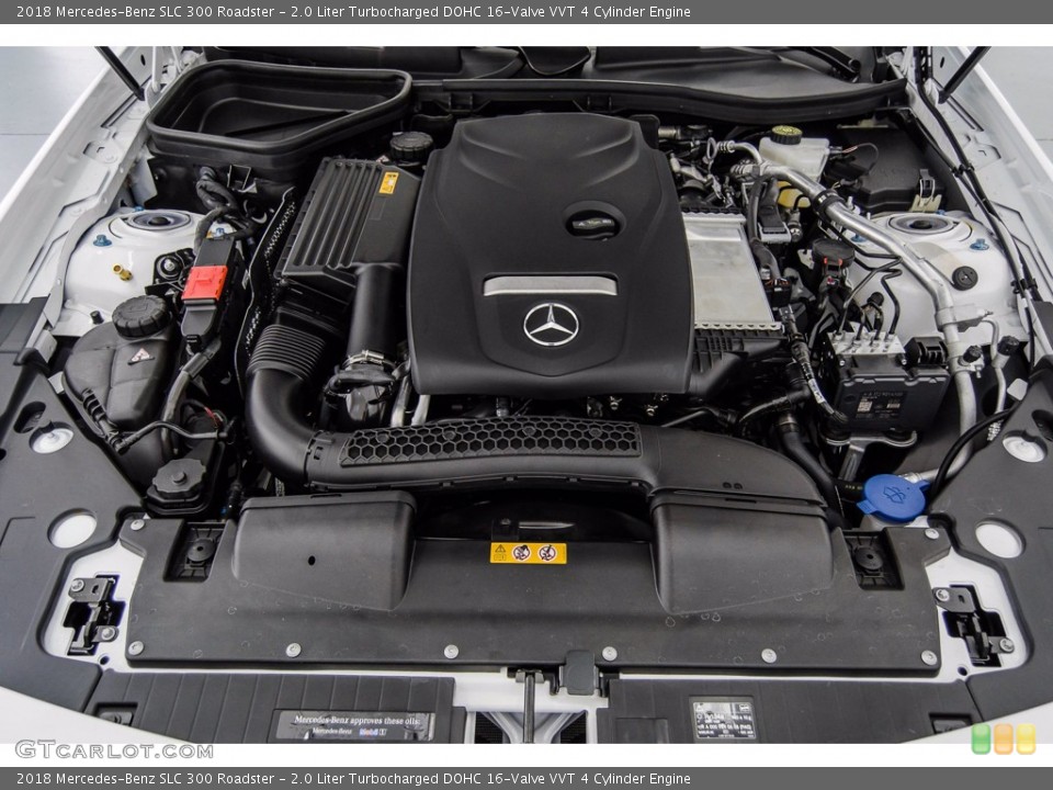 2.0 Liter Turbocharged DOHC 16-Valve VVT 4 Cylinder 2018 Mercedes-Benz SLC Engine