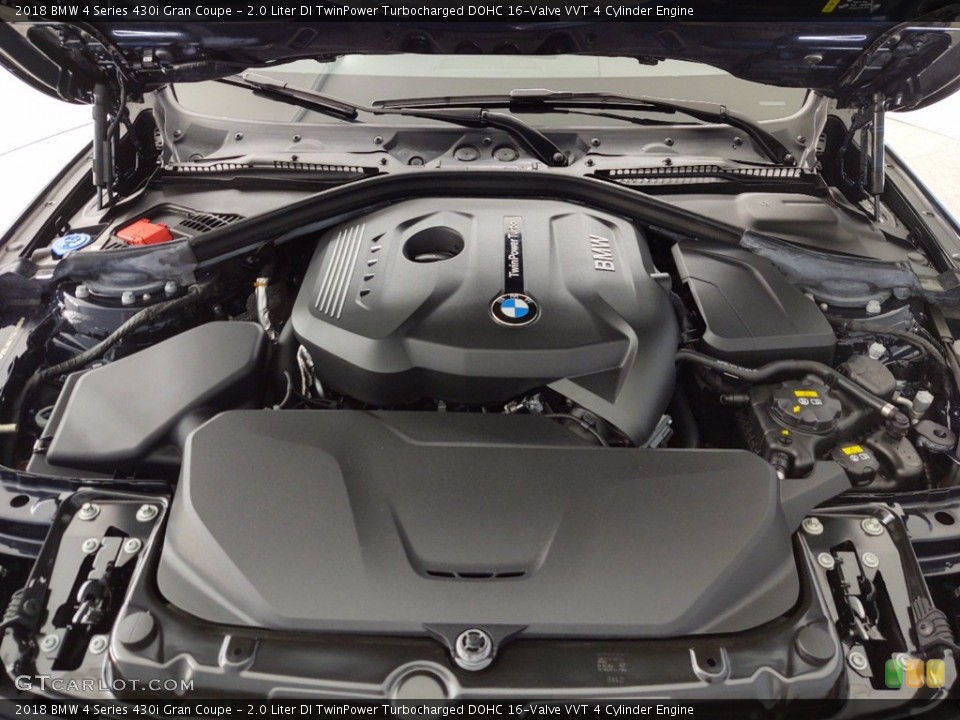 2.0 Liter DI TwinPower Turbocharged DOHC 16-Valve VVT 4 Cylinder Engine for the 2018 BMW 4 Series #141318015