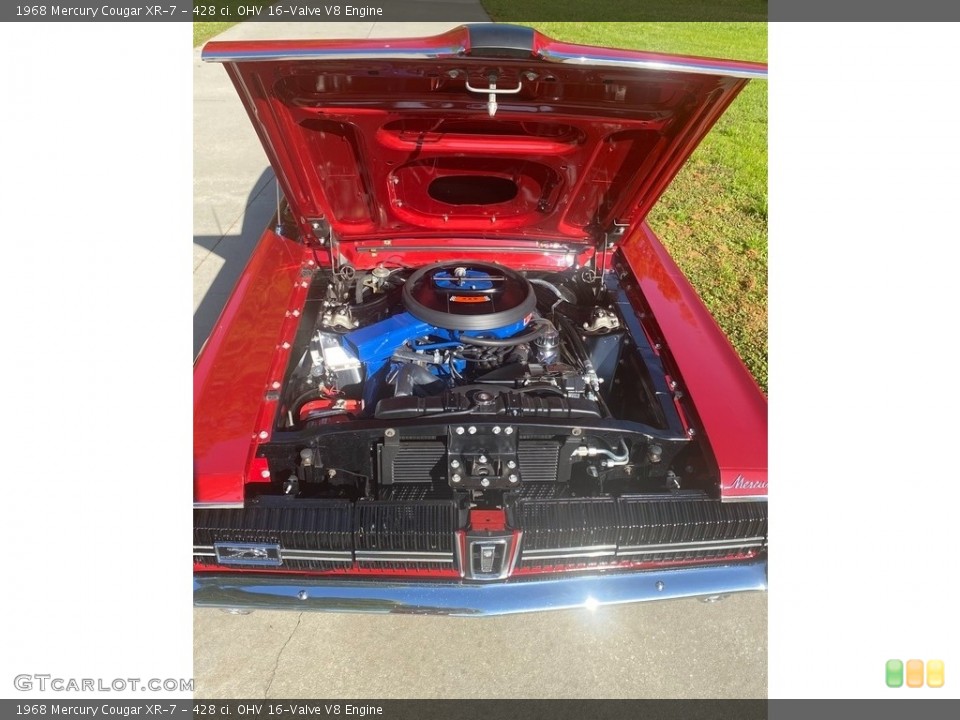 428 ci. OHV 16-Valve V8 1968 Mercury Cougar Engine