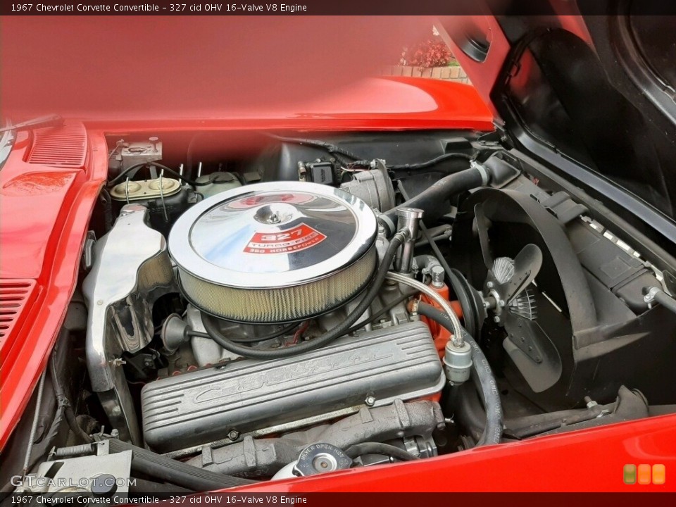 327 cid OHV 16-Valve V8 1967 Chevrolet Corvette Engine