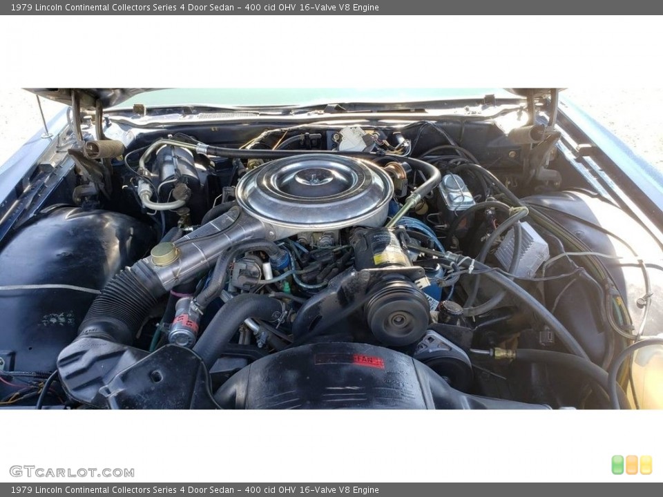 400 cid OHV 16-Valve V8 1979 Lincoln Continental Engine