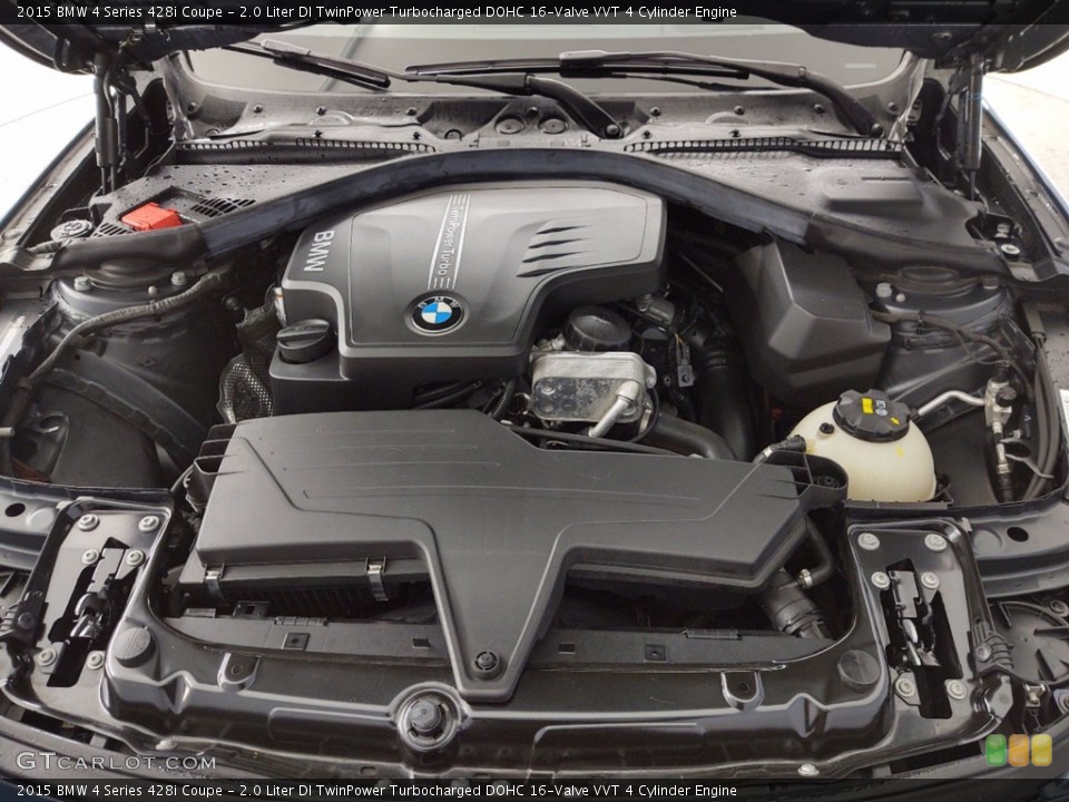 2.0 Liter DI TwinPower Turbocharged DOHC 16-Valve VVT 4 Cylinder 2015 BMW 4 Series Engine
