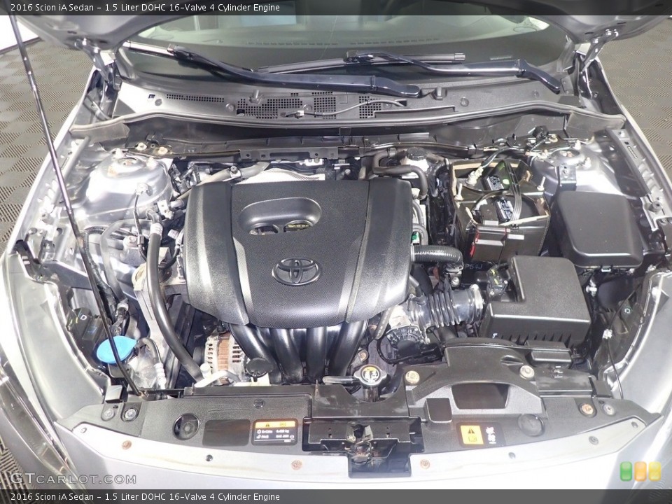 1.5 Liter DOHC 16-Valve 4 Cylinder 2016 Scion iA Engine