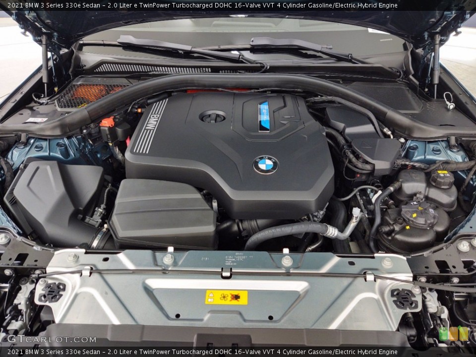 2.0 Liter e TwinPower Turbocharged DOHC 16-Valve VVT 4 Cylinder Gasoline/Electric Hybrid Engine for the 2021 BMW 3 Series #141403341
