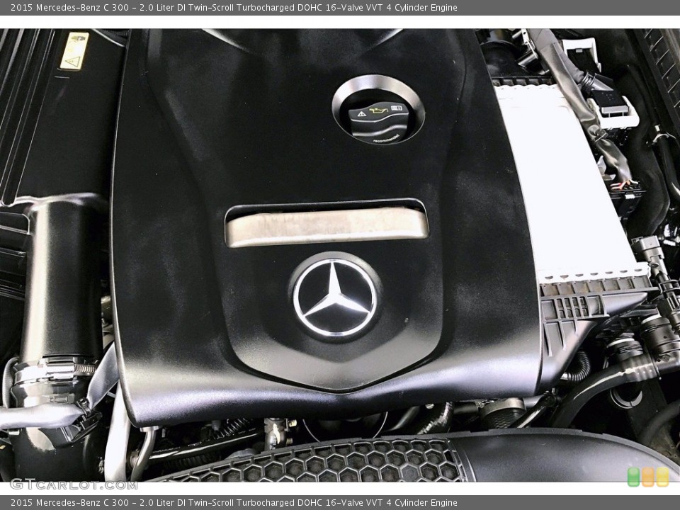 2.0 Liter DI Twin-Scroll Turbocharged DOHC 16-Valve VVT 4 Cylinder 2015 Mercedes-Benz C Engine