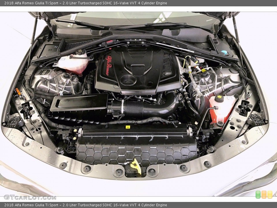2.0 Liter Turbocharged SOHC 16-Valve VVT 4 Cylinder Engine for the 2018 Alfa Romeo Giulia #141426331