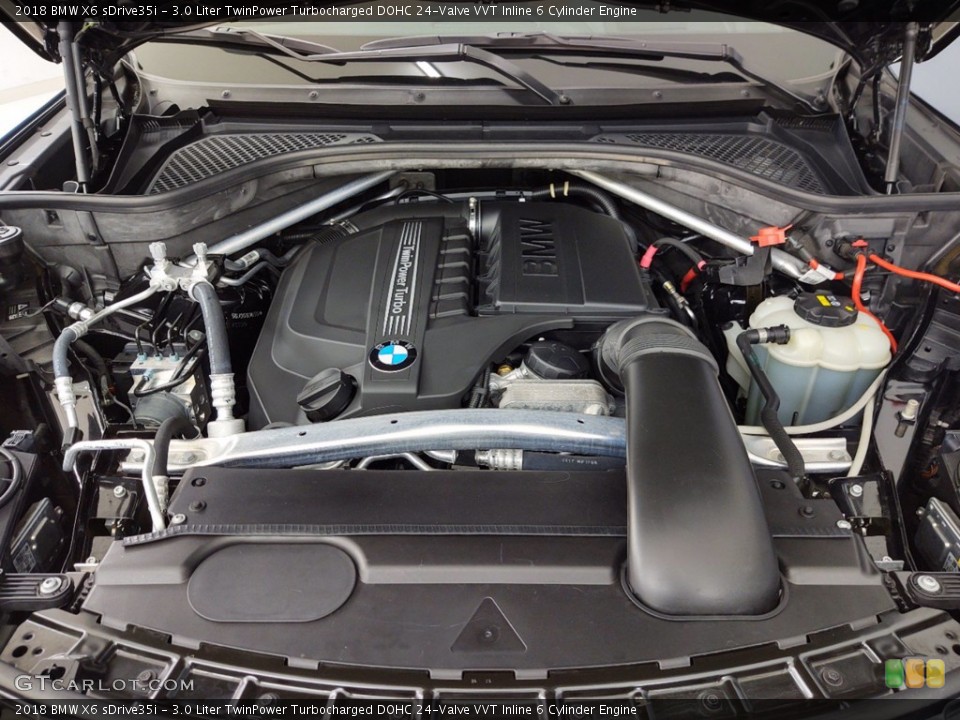 3.0 Liter TwinPower Turbocharged DOHC 24-Valve VVT Inline 6 Cylinder Engine for the 2018 BMW X6 #141429271