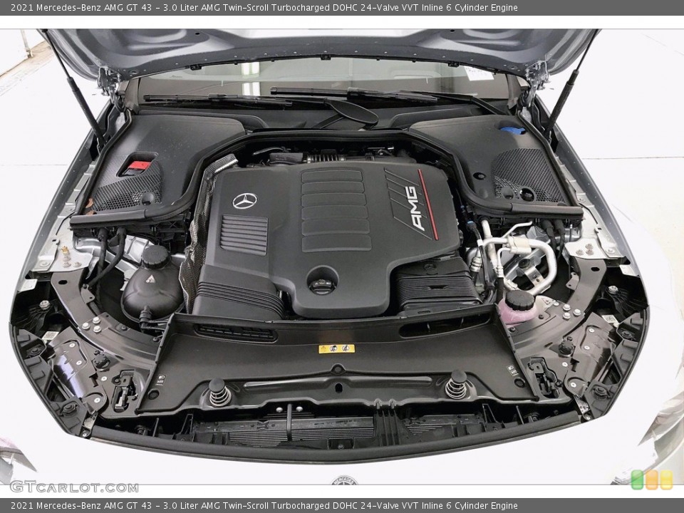 3.0 Liter AMG Twin-Scroll Turbocharged DOHC 24-Valve VVT Inline 6 Cylinder 2021 Mercedes-Benz AMG GT Engine