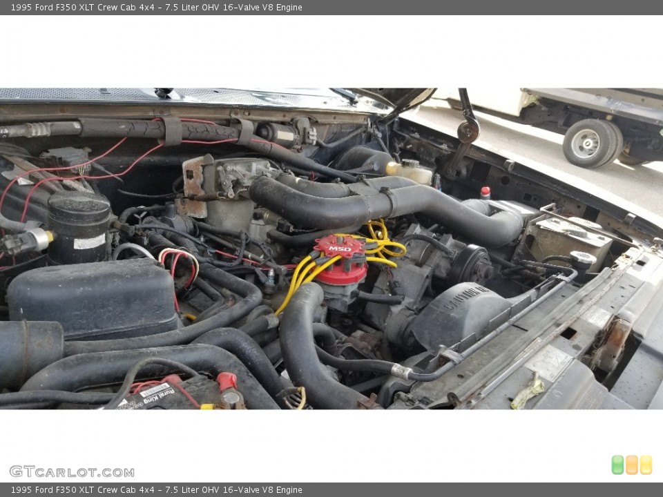 7.5 Liter OHV 16-Valve V8 Engine for the 1995 Ford F350 #141452180