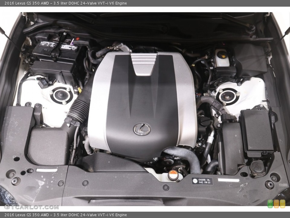 3.5 liter DOHC 24-Valve VVT-i V6 2016 Lexus GS Engine