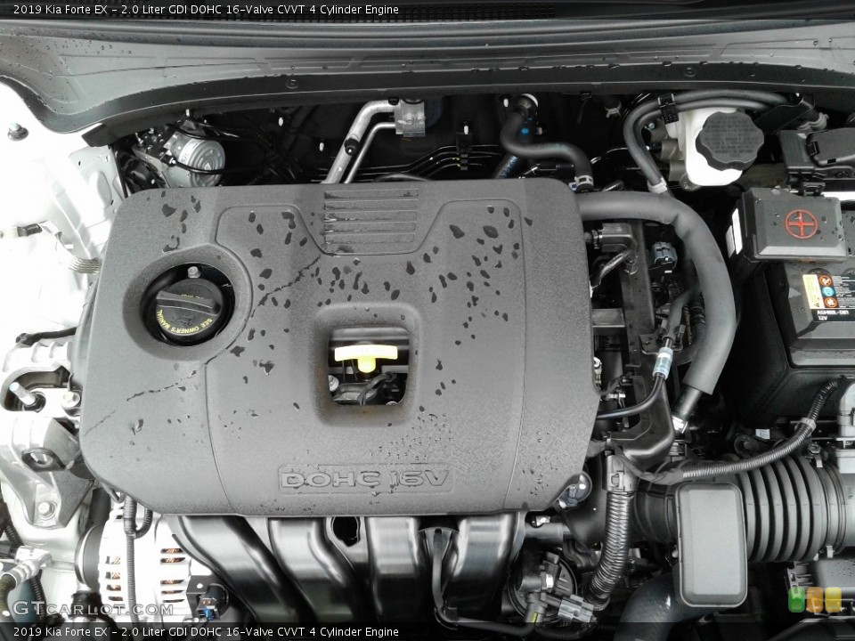 2.0 Liter GDI DOHC 16-Valve CVVT 4 Cylinder 2019 Kia Forte Engine