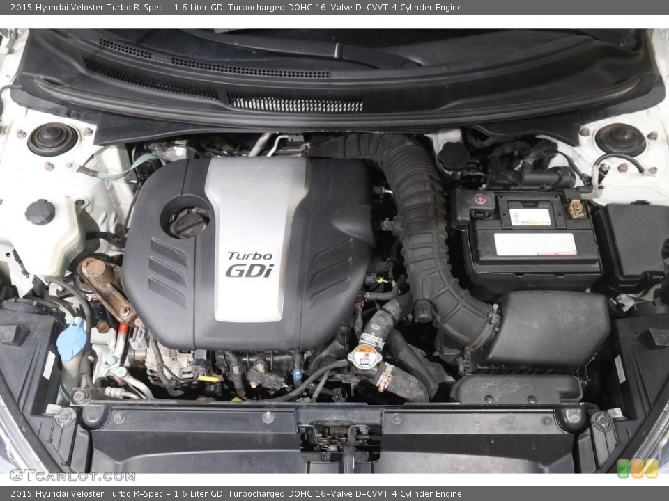 1.6 Liter GDI Turbocharged DOHC 16-Valve D-CVVT 4 Cylinder Engine for the 2015 Hyundai Veloster #141491863
