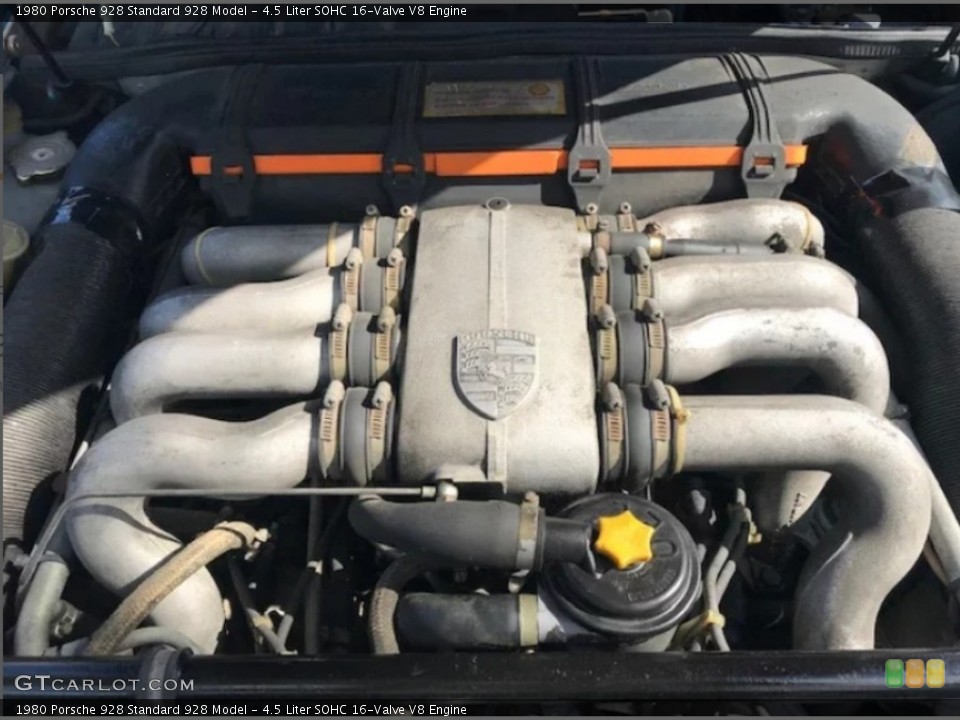 4.5 Liter SOHC 16-Valve V8 Engine for the 1980 Porsche 928 #141532413