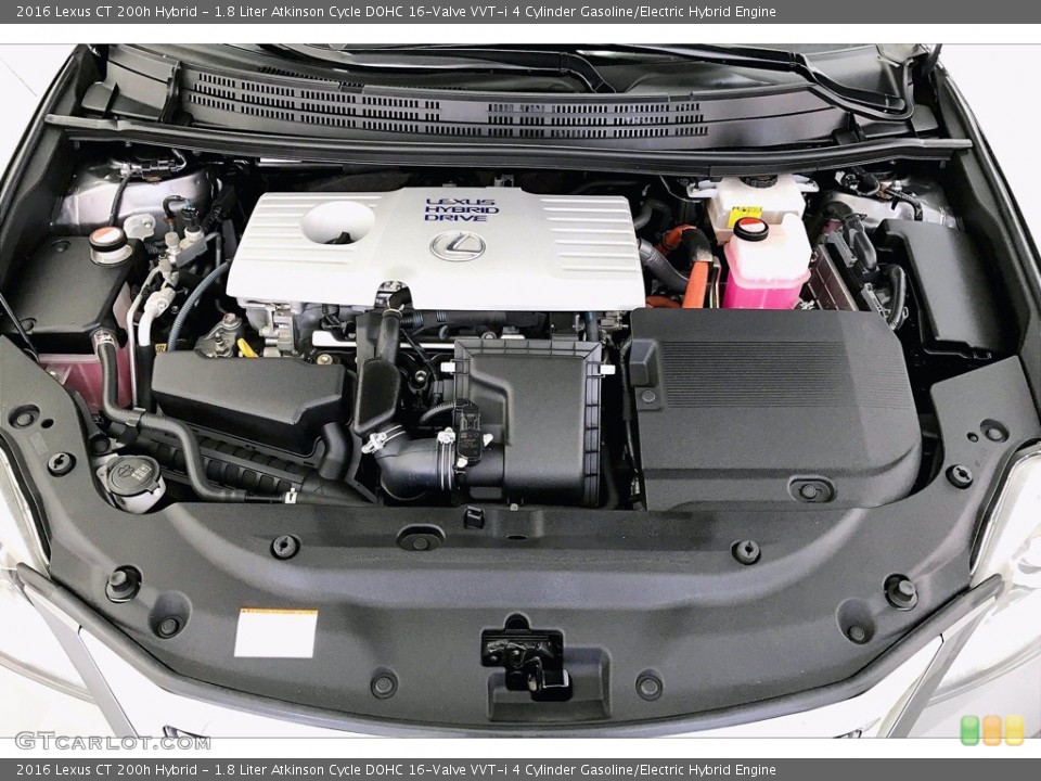 1.8 Liter Atkinson Cycle DOHC 16-Valve VVT-i 4 Cylinder Gasoline/Electric Hybrid Engine for the 2016 Lexus CT #141550476