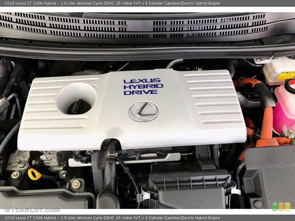 1.8 Liter Atkinson Cycle DOHC 16-Valve VVT-i 4 Cylinder Gasoline/Electric Hybrid Engine for the 2016 Lexus CT #141550596