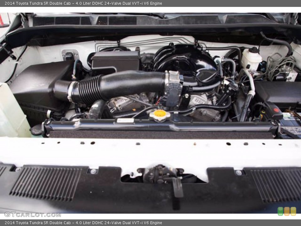 4.0 Liter DOHC 24-Valve Dual VVT-i V6 2014 Toyota Tundra Engine