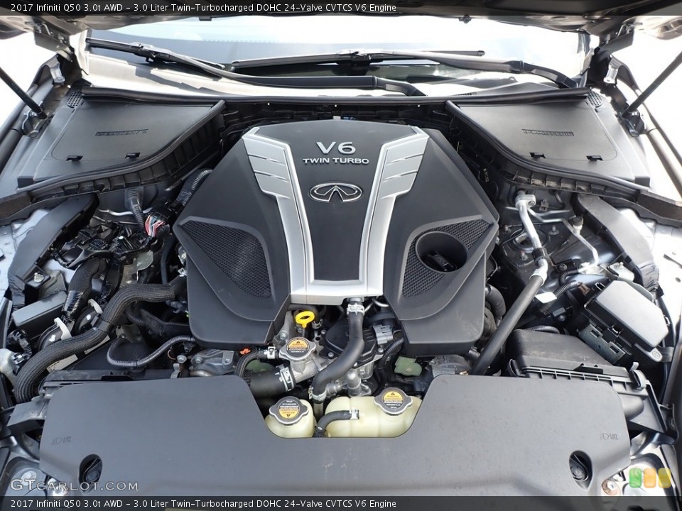 3.0 Liter Twin-Turbocharged DOHC 24-Valve CVTCS V6 Engine for the 2017 Infiniti Q50 #141622482